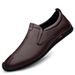 Men's Casual Loafers, Driving To Work, Soft-soled Soft Leather Men's Shoes, Lazy Men's Shoes_vogvips.com