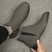 Men's Shoes Fleece Short Boots Leather Martin Boots Men's Medium Top Leather Shoes Men's Chelsea Boots Men's Boots Tide_vogvips.com