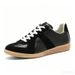 Geobasket Abstract Shape High-Tops Avant-garde Trend Unisex Leather Sneakers 36-45 FZNB_vogvips.com