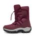 High Top Cotton Padded Winter Hiking Shoes Warm Non-Slip Ski Shoes for Men And Women Outdoor Snow Mountain Shoes_vogvips.com