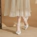 Women's Shoes For Daily Wear, All Match White Bridal Shoes, Wedding Shoes, Classic Style Elegant Basics Casual Business Wedding Party Single Shoes_vogvips.com