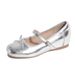 Women's Leather Slide Sandals H-Shaped Strap Flat Sandals 5Cm Height-Increasing Mary Jane Women's Shoes 2026 New Summer French Ballet Shallow-Heel Cas_vogvips.com
