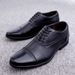 Large Size Business Formal Men British Style Lace-up Leather Men's Shoes_vogvips.com