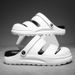 Men's Summer With Anti Slip And Wear-resistant Thick Sole, Toe Tips, Slippers For Outdoor Wear, Trendy Beach Hole_vogvips.com