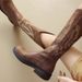 Embroidered Brown Western Cowboy Boots For Women, Melard Long High Tube 2025 New Knight Boots, Spring And Autumn_vogvips.com