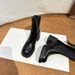 White Martin 2023 New Autumn Winter Thick Sole Slimming Height Increasing Chunky Heel Short Boots For Petite Women_vogvips.com