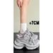 European Autumn New Fashion Double-layer Thick-soled Height-increasing Dad Shoes With Distressed Vintage Look Casual_vogvips.com