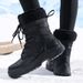 Women's Winter Snow Boots - Fleece Lined High Top Waterproof Boots For Outdoor & Hiking (Wide Width Available)_vogvips.com