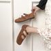 Weiwei Lady 8835-1 Square-Toed Women's Flat With Straps, Shallow Mouth, Retro Soft Sole Ballet Mary Jane Shoes_vogvips.com