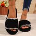 New Indoor And Outdoor Thick Sole Warm Non-Slip Velcro Maternity Cotton Slippers For Women Autumn Winter_vogvips.com