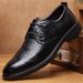 2022 New Autumn Winter Men's Formal Leather First Layer Cowhide Business Korean Style Casual British Office Shoes_vogvips.com