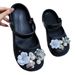 Ballet Perforated 2026 Spring New Model Slip-on Hollow Camellia Sandals Lazy Shoes_vogvips.com