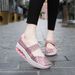 New Popular Oversized Women's Casual Handmade Woven Thick Soles, Breathable Single Shoe Covers, Lazy Shoes, Travel Shoes 82F_vogvips.com