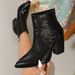 Autumn/winter Women's Chunky Heel Ankle Boots, Riding Boots, Luxury Chic, Niche Design_vogvips.com