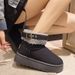 Women's Snow Boots With Fleece Thickened Winter Muffin Thick-soled Warm Short Boots Cotton Shoes_vogvips.com