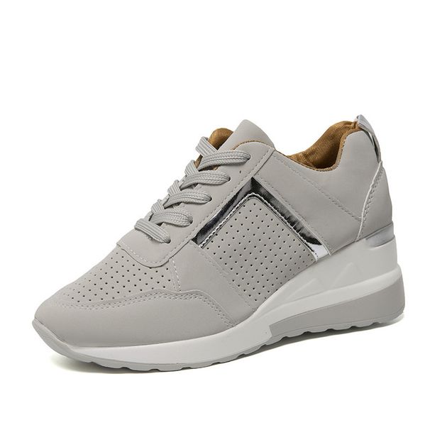 Women’s Shoes Summer New Thick Soled Wedge Heels Casual Sports Mesh Women's Shoes 43 Large Sizes_vogvips.com