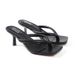 Women's Strappy Sandals With High Heel - Comfortable Open-Toe Flip Flops For Summer - Breathable Synthetic Leather Upper - Non-Slip Rubber Sole_vogvips.com