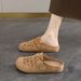 Girls Half-tray Bag Head Sandals Birkenstocks Breathable Cool Slippers Fashionable Outer Bag Head Slippers_vogvips.com