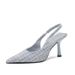 High-end Style Thin Pointed Toe High Heel Sandals For Women Summer New Backless Closed-toe Shoes To Match Dresses_vogvips.com