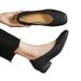 French-style New Shallow Single Women, Low Chunky Heel Loafers, Soft Sole, Comfortable And Versatile Small Leather Shoes_vogvips.com