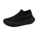 Summer Men's New Mesh Sports Casual Shoes, Breathable Thick Sole, Versatile, One Foot Kick, Fly Woven Socks Shoes_vogvips.com