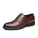 European Warm Series Men's Leather Autumn Winter Fleece Lined Warm Height Increasing Casual Cowhide Shoes Business Formal British Style_vogvips.com