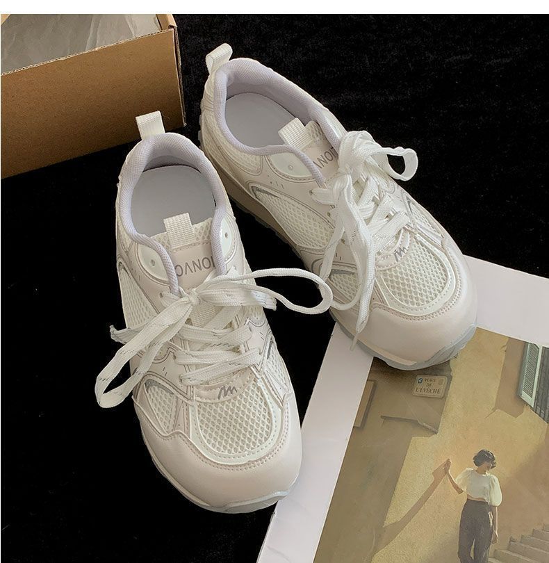 Versatile, Lightweight, Thick-Soled Women's Sneakers, 2026 New Casual Retro Dad Shoes_vogvips.com
