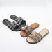 Women's Shoes Flat Rhinestone Open Toe Sandals, Square Toe Slippers, Suitable For Outdoor Use, Beach Travel, Vacation, Leisure, Breathable_vogvips.com