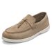 Men's Fashionable Versatile Flat Casual Shoes Slip-On plus Size Single Shoes_vogvips.com