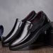 Spring New Genuine Leather Business And Casual Daily Breathable Men's Shoes, Soft Top, One Step Push On Shoes_vogvips.com