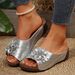 Women's Soft Heels Sandals Summer 2025 Casual Wedges Heeled Shoes Women Elegant Low Platform Slippers Sandalias Mujer_vogvips.com