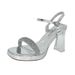 Waterproof Thick-Soled High-Heeled Shoes For Women 2026 Summer New Style Single-Strap Rhinestone Crystal Transparent_vogvips.com