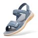 FitVille Women'S Sandals Summer Beach Flats Adjustable Ankle Strap For Swollen And Flat Feet With Arch Support Open Toe_vogvips.com