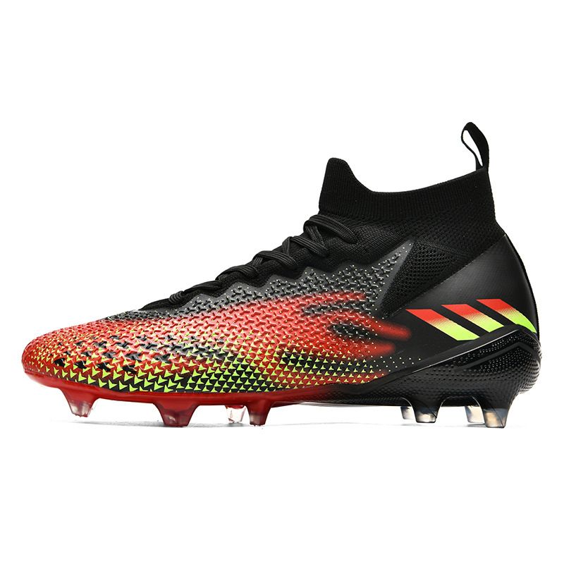 High-Top Soccer Cleats For Men & Women - Lightweight Breathable Football Shoes With Anti-Slip Rubber Sole For Turf & Grass Training_vogvips.com