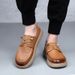European Warm Series Top Layer Cowhide Single 2025 Autumn New Thick Sole Commuter Versatile Small Leather Men's Comfortable Flat Shoes_vogvips.com