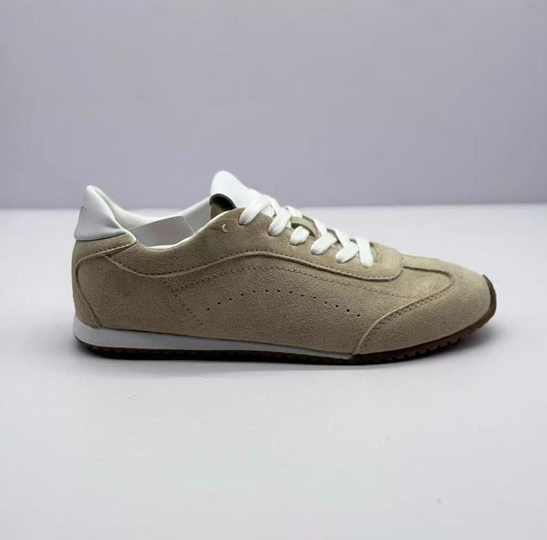 Windproof Casual Sports Comfortable Shoes Cushioned Seasons Shoes Fashionable Running Elegant Shoes Suitable For All Simple Daily Wear Cream-coloured_vogvips.com