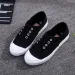 Woman Summer New Fashion Women's Canvas Casual Flats Solid Color Classic Breathable Female Simple Shoes Sneakersd766_vogvips.com