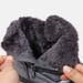 Winter Versatile Fashion Warm Fleece Lined Non-Slip Snow Boots Cotton Women's New White Short Tube Flat Shoes_vogvips.com