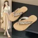 Hot Air Beach Slippers 2026 New Summer Flip Flops Fashionable Thick Soled Holiday Non Slip Clip On Shoes_vogvips.com