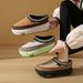 Fleece Half Tray Female Students Warm Casual Shoes Thick Sole Height Increase D_vogvips.com