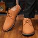 New Fashion Men's Business Formal British Style Wedding Groom Leather Shoes Comfortable Versatile_vogvips.com