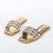 Women's Summer Fashion Sandals Slip-On Beach Shoes Rhinestones Lightweight Comfortable Casual Wear Black/Silver/Gold Sizes 36-42_vogvips.com