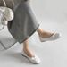 French Flat-bottomed Bow Women's Single Shoes, Summer Shallow Mouth One-pedal Ballet Shoes, Fairy Style Grandma Shoes_vogvips.com