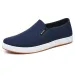 Mens Canvas Casual Sports Suitable For MenLight Sliding Vulcanized Comfortable Mens Flat Shoes Black Trainer Atos Hombre_vogvips.com