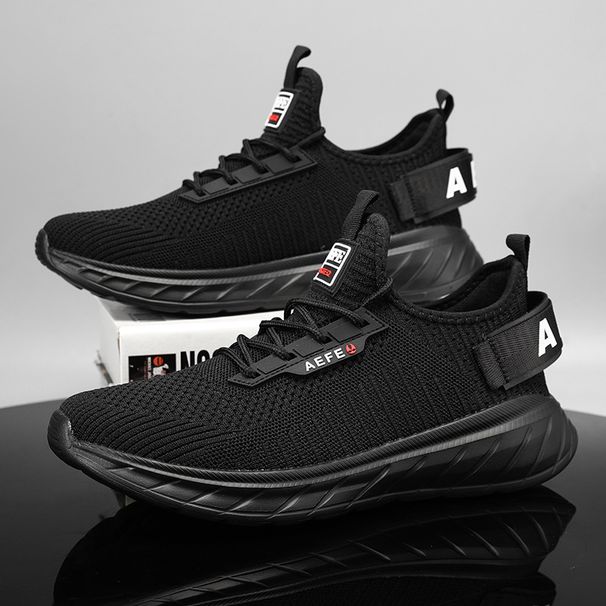 Cross-border Sales Of Autumn And Winter Fly-knit Mesh Breathable Casual Dad Shoes, Student Soft-soled Lightweight_vogvips.com