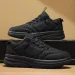 Red Men's Winter Down Cloth Waterproof Bread Casual Shoes Sneakers_vogvips.com