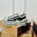logo 1 Correct High-End Braille Same Style Beggar Women's Canvas Couple Half-Support Vulcanized Thick-Soled Casual Tassel_vogvips.com