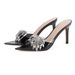 Summer High Heels Pointed Toe Elegant Ladies Slippers Party Diamond Beautiful Thin Heel Open Toe Sandals Women_vogvips.com