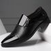 Men's British style business dress shoes Men's Breathable casual shoes Trend Breathable shoes men's plus-size work shoes_vogvips.com