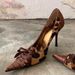European And American Style Pointed Toe Stiletto Lace Up High Heels For Women Spring Summer New Niche Leopard Print_vogvips.com
